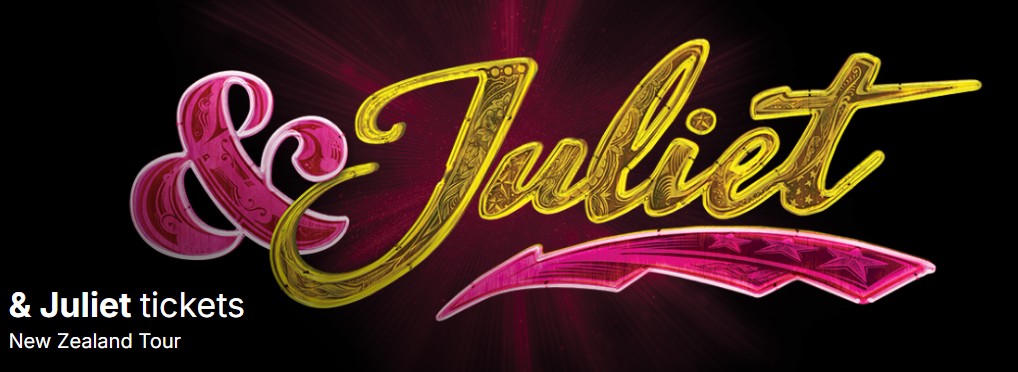 & Juliet musical cast performing at St James Theatre Wellington 2026