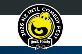 Comedians on stage at NZ International Comedy Festival Wellington 2026