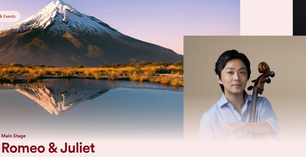 NZSO Romeo & Juliet concert at Michael Fowler Centre 2026
